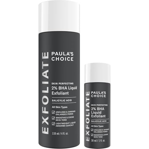 Paula's Choice SKIN PERFECTING 2% BHA Liquid Salicylic Acid Exfoliant-Facial Exfoliant for Blackheads, Enlarged Pores, Wrinkles & Fine Lines