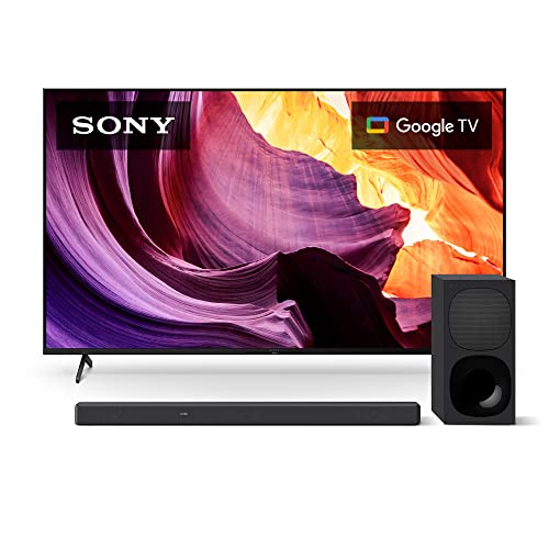 Sony 75 Inch 4K Ultra HD TV X80K Series: LED Smart Google TV with Dolby Vision HDR KD75X80K- 2022 Model w/HT-G700: 3.1CH Dolby Atmos/DTS:X Soundbar with Bluetooth Technology