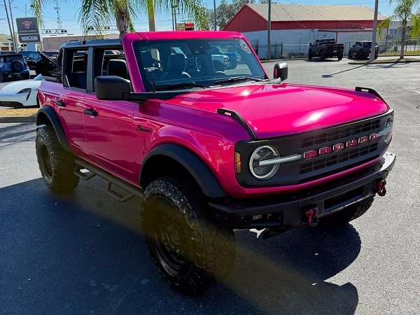 2022 Ford Bronco Raspberry Edition with Custom Lift Kit
