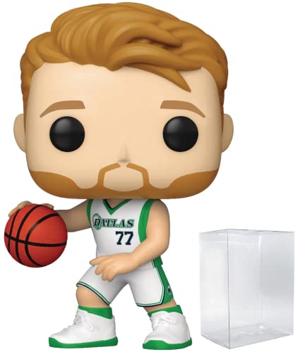 NBA: Mavericks - Luka Dončić (City Edition 2021) Funko Pop! Vinyl Figure (Bundled with Compatible Pop Box Protector Case)
