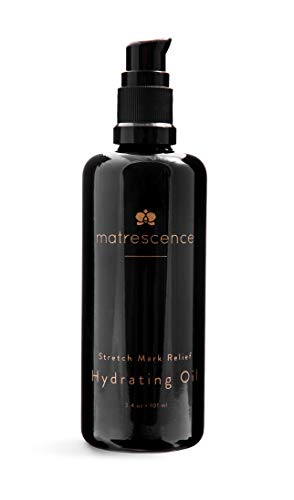 Matrescence Stretch Mark Relief Hydrating Oil for Scars and Stretch marks, Smoothing and Hydrating, Non-Greasy, Pregnancy-Safe | 4 fl oz