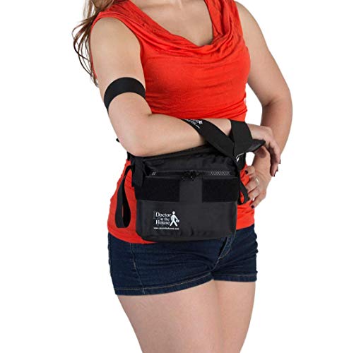 Doctor in the House Arm Sling - EZ Sling, No Neck Strap Shoulder Abduction & Immobilizer, Fractures, Stroke, Rotator Cuff/Shoulder Injury, Surgery, Comfortable-Easy Men/Women Right/Left