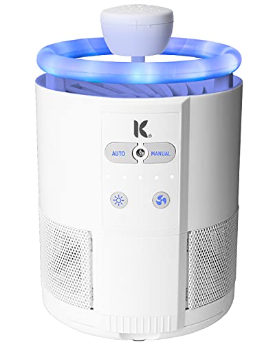 Katchy Duo 2 in 1 Indoor Fruit Fly Trap, Mosquito Killer, and Gnat & Bug Catcher with UV Light Fan and Sticky Traps for Bugs