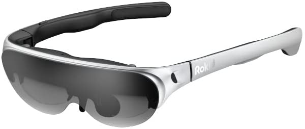 Rokid Air AR Glasses, Myopia Friendly Pocket-Sized Yet Massive Screen with 1080P OLED Dual Display, 43°FoV, 55PPD