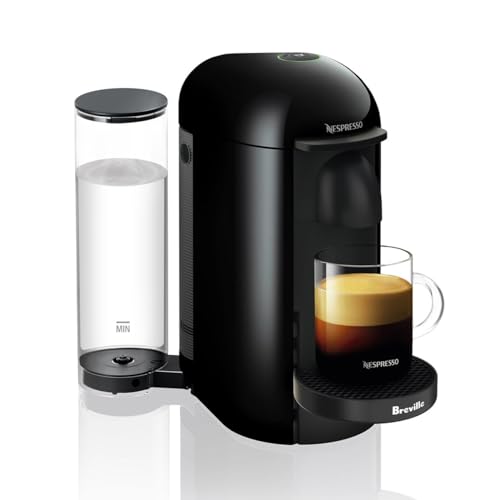 Nespresso Vertuo Plus Coffee and Espresso Maker by Breville, Ink Black