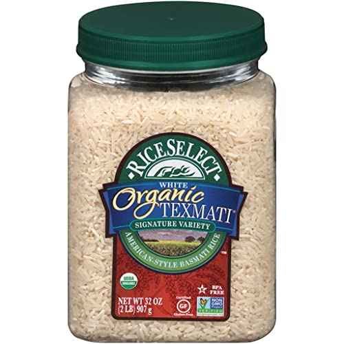 RiceSelect Organic Texmati White Rice, 32 Ounce (1 Count)
