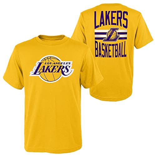Outerstuff Los Angeles Lakers Youth Slogan Back Print T-Shirt (as1, Alpha, l, Regular, Large) Yellow