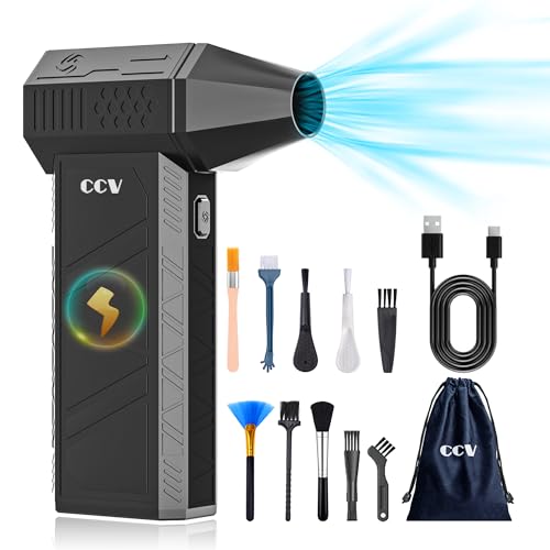 CCV Electric Air Duster: Powerful motor blasts dust from electronics and hard-to-reach areas.
