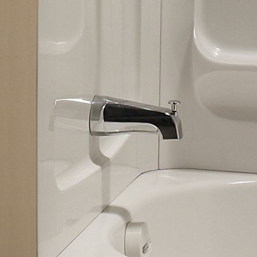 American Standard 8888026.002 Bath Slip-On Diverter Tub Spout, 4 in, Polished Chrome (For 1/2" copper water tube)
