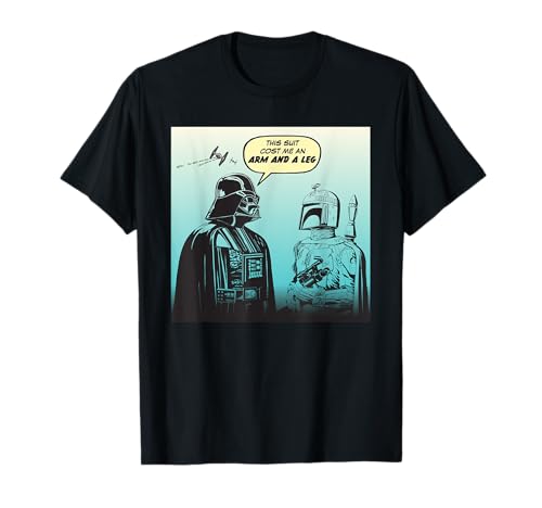Star Wars Funny Darth Vader and Boba Fett Comic T-Shirt