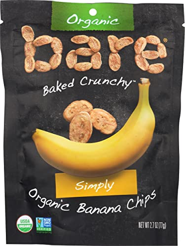 Bare, Banana Chips Simply Organic, 2.7 Ounce