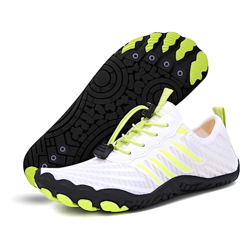 Mens Womens Water Shoes Summer Barefoot Beach Shoes Swim Aqua Sock Shoes Lightweight Breathable Quick-Dry Outdoor Sport Shoes for Hiking Surfing Diving Showering