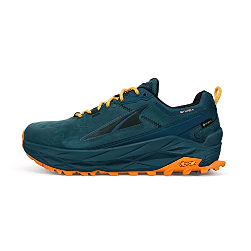 ALTRA Men's AL0A7R6R Olympus 5 Low GTX Trail Running Shoe, Deep Teal - 9 M US