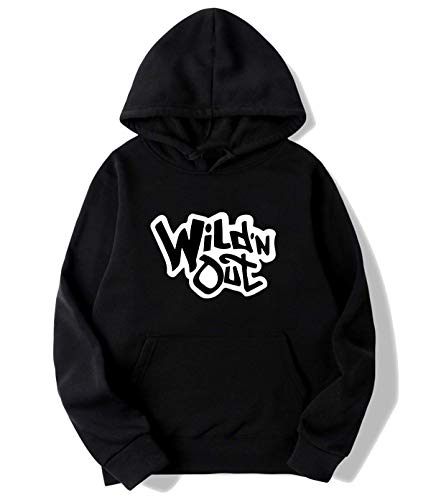 SoGoodQ Wild'N Out Hoodies Sweater for Man Youth M Black