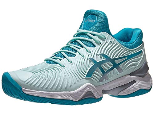 ASICS Women's Court FlyteFoam 2 Tennis Shoes, 9, BIO Mint/Lagoon