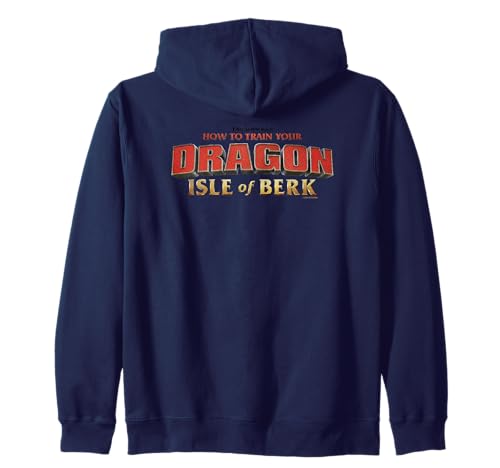 Universal Epic Universe Isle of Berk Dragons Logo Zip Hoodie