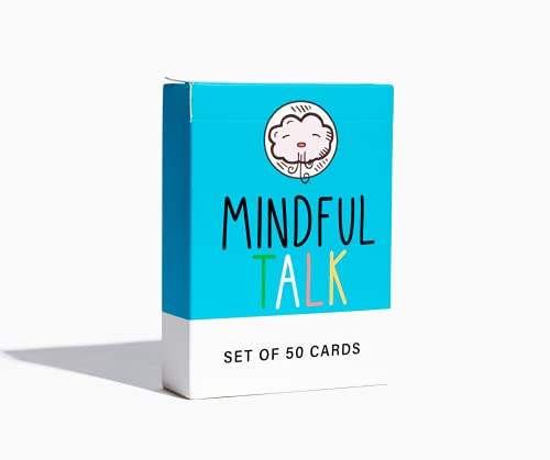 The School of Mindfulness- Mindfulness Game for Kids: Mindful Talk Cards for Children and Parents- for Authentic and Meaningful Conversations