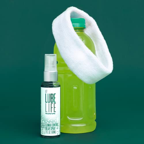 #LubeLife Staycation Combination, 2-in-1 Massage & Lubricant 8 Fl Oz, Climax Control Delay Spray 2 Fl Oz, Water-Based Lubricant 8 Fl Oz, Barely There Thin Silicone Lubricant 8 Fl Oz, For Men, Women, a