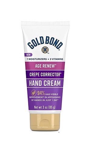 Gold Bond Age Renew Crepe Corrector Hand Cream, 3 oz.