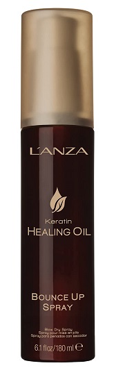 L'ANZA Keratin Healing Oil Bounce Up Hairspray – Boosts Volume and Shine, With a Weightless Formula, for an Extra Push of Plump, Body & Bounce (6.1 Fl Oz)