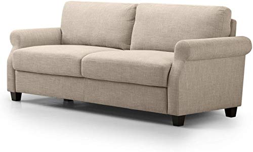 ZINUS Josh Sofa Couch / Easy, Tool-Free Assembly, Beige