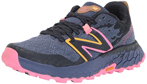 New Balance Women's Fresh Foam X Hierro V7 Trail Running Shoe, Night Sky/Vibrant Pink/Black, 5