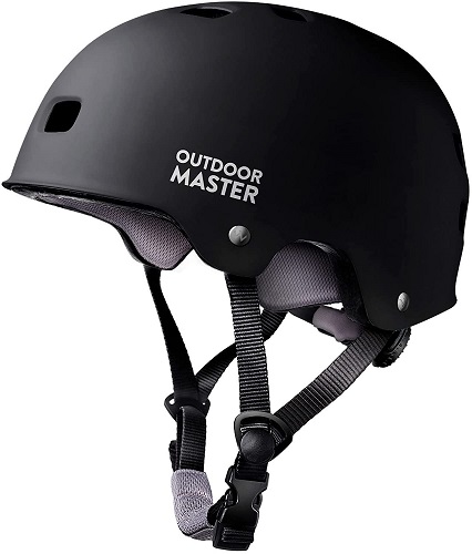 OutdoorMaster Skateboard Cycling Helmet - Two Removable Liners Ventilation Multi-Sport Scooter Roller Skate Inline Skating Rollerblading for Kids, Youth & Adults