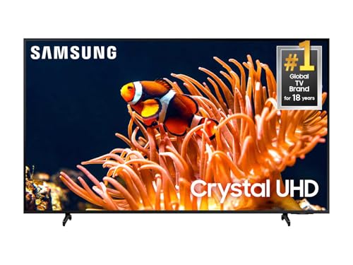 SAMSUNG 43-Inch Class 4K Crystal UHD DU8000 Series HDR Smart TV w/Object Tracking Sound Lite, Motion Xcelerator 120Hz, Ultra Slim Design, Gaming Hub, Alexa Built-in (UN43DU8000, 2024 Model)