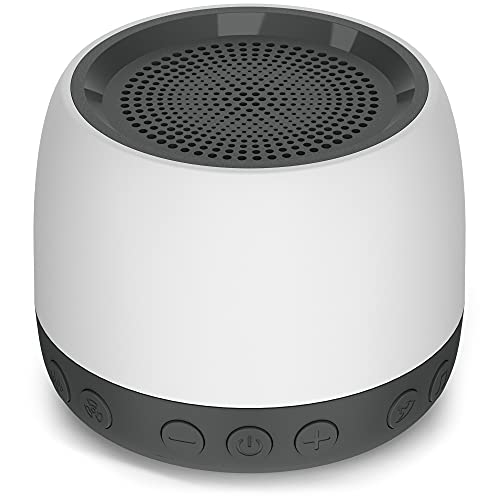 elesories White Noise Machine, Small Sound Machine for Adults Baby Sleeping, Also Be Used as a Multifunctional Speaker for Home, Office Privacy | Nursery | Travel | 13 Soothing Sounds