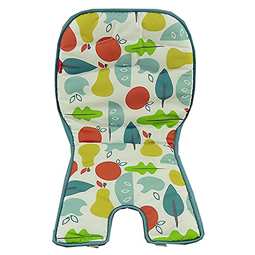F-Price Replacement Part for Fisher-Price Highchair - GVG98 ~ Space-Saver Simple Clean High-Chair Booster Seat ~ Pearfection ~ Replacement Seat Pad,Green, Yellow, White