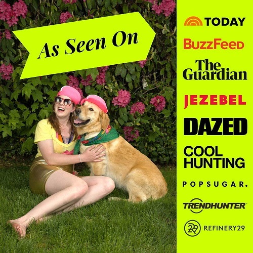 Fanny Pack Hat Nylon| 80s/90s Cap for Men | Retro Cap for Women |Zipper Pocket (CMYK - Neon Yellow, Turquoise and Magenta)