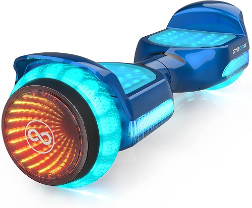 Gyroor Hoverboard G11 Newest Flash Light with 500W Motor,Off Road All Terrian 6.5" Self Balancing Hoverboards with Bluetooth Music Speaker and UL 2272 Certified for Kids Adults Gift.