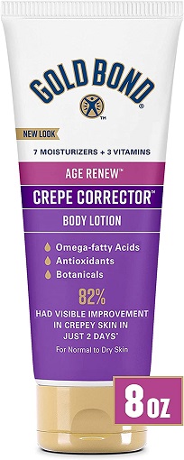 Gold Bond Age Renew Crepe Corrector Body Lotion, Replenishing & Smoothing Formula, 8 oz.
