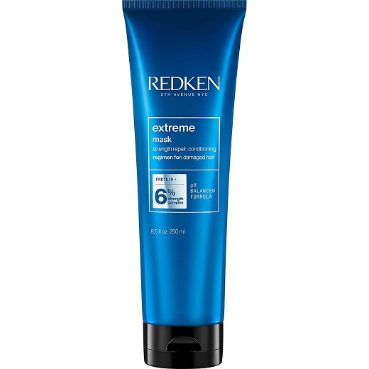 Redken Extreme Mask | Hair Mask for Damaged, Brittle Hair | Fortifies & Strengthens Distressed Hair | 8.5 Fl. Oz.