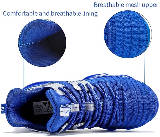 Kids' basketball shoes with air cushion for boys and girls