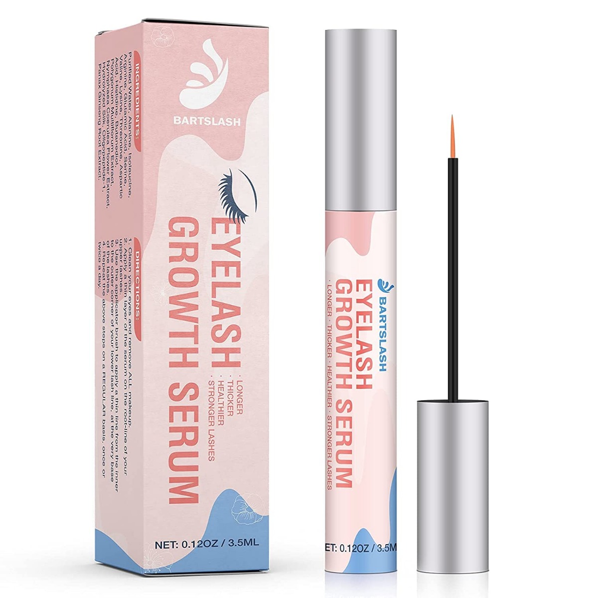 BARTSLASH Advanced Eyelash Growth Serum - Irritation Free - Achieve Longer, Thicker, Healthier, and Stronger Lashes