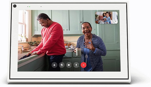 Meta Portal - Smart Video Calling for the Home with 10” Touch Screen Display - White