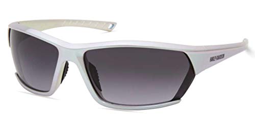 Harley-Davidson Men's Contemporary Rectangular Sunglasses, Silver, 69-16-130