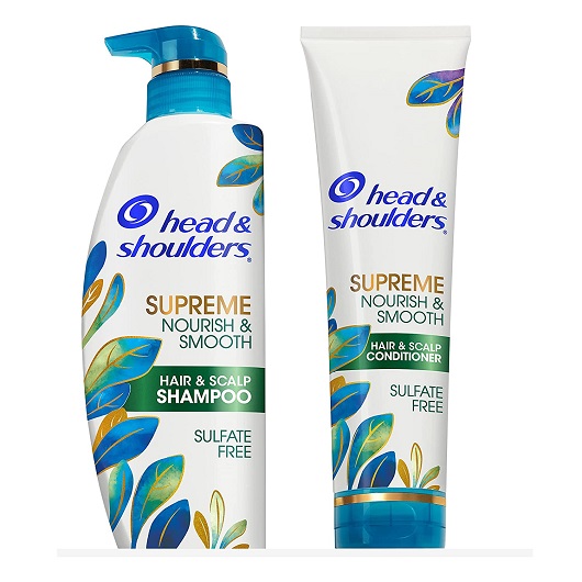 Head & Shoulders Supreme Dry Scalp and Dandruff Treatment Shampoo and Conditioner Set