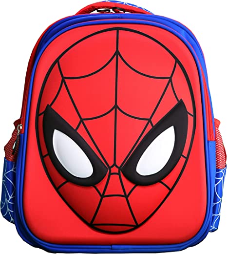 Toddler Kid Boys Girls Backpack Waterproof Cartoon Comic Kindergarten Children Snack Nursery School Backpack… (Blue)
