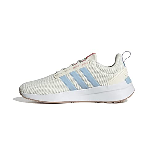 adidas Women's Racer TR21 Running Shoe, Off White/Semi Turbo/Pulse Amber, 7