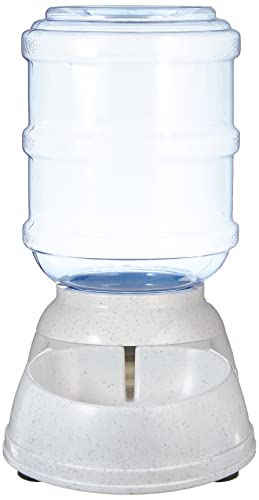 Amazon Basics Gravity Pet Waterer for Dogs and Cats, Small, 1 Gallon Capacity