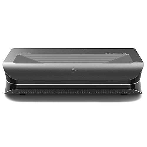 AWOL VISION LTV-2500 4K UHD Ultra Short Throw Triple Laser Projector, 150", 3D, 2600 Peak Lumen, HDR10+ with Dolby Atmos, UST Laser TV Projector Without Color Wheel (Fire TV Stick 4K Max Included)
