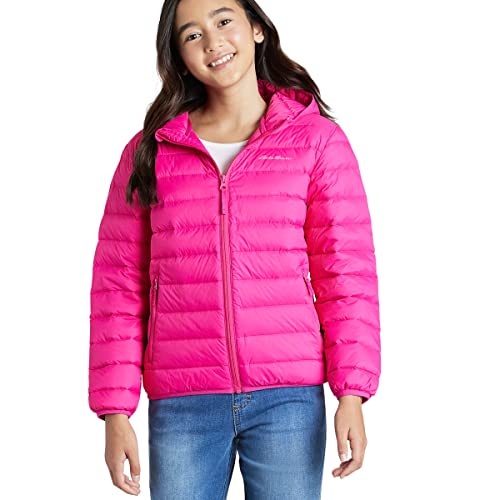 Eddie Bauer Kids' Jacket - CirrusLite Weather Resistant Insulated Quilted Bubble Puffer Coat for Boys and Girls (3-16), Size 3-4, Magenta