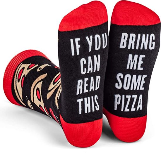 Funny Socks Novelty Gift For Men, Women and Teens - Lavley If You Can Read This