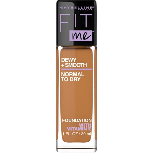 Maybelline Fit Me Dewy + Smooth Foundation Makeup, Coconut, 1 Count