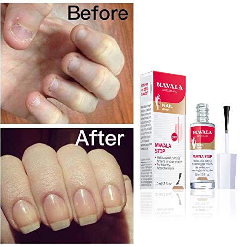 Mavala Stop Deterrent Nail Polish Treatment | Nail Care to Help Stop Putting Fingers In Your Mouth | For Ages 3+ | 0.3 Fl Oz