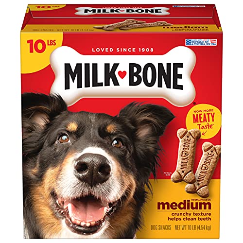 Milk-Bone Original Dog Treats Biscuits for Large Dogs, 10 Pounds (Packaging May Vary)