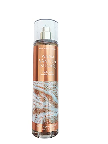 Bath and Body Works Warm Vanilla Sugar Fine Fragrance Mist, 8 Fl Ounce