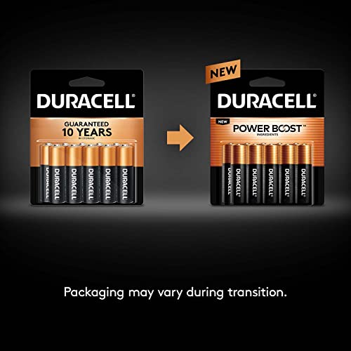 Duracell Coppertop AA Batteries with Power Boost Ingredients, 24 Count Pack Double A Battery with Long-lasting Power, Alkaline AA Battery for Household and Office Devices
